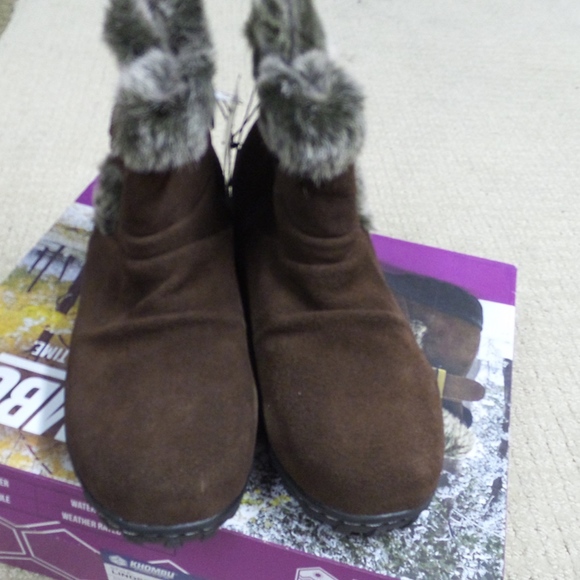 KHOMBU Boots LINDSEY All Weather Women Shoes Boots Booties Brown Size 9 - Picture 2 of 6